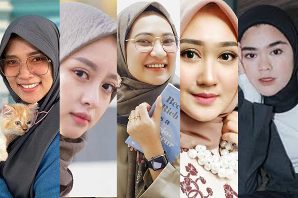 ilustrasi para Hijaber Muda Indonesia